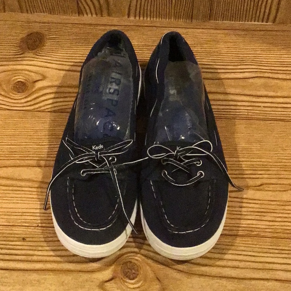 Sz.9 Keds Ortholite Navy Flats.  CLOSET CLEANOUT